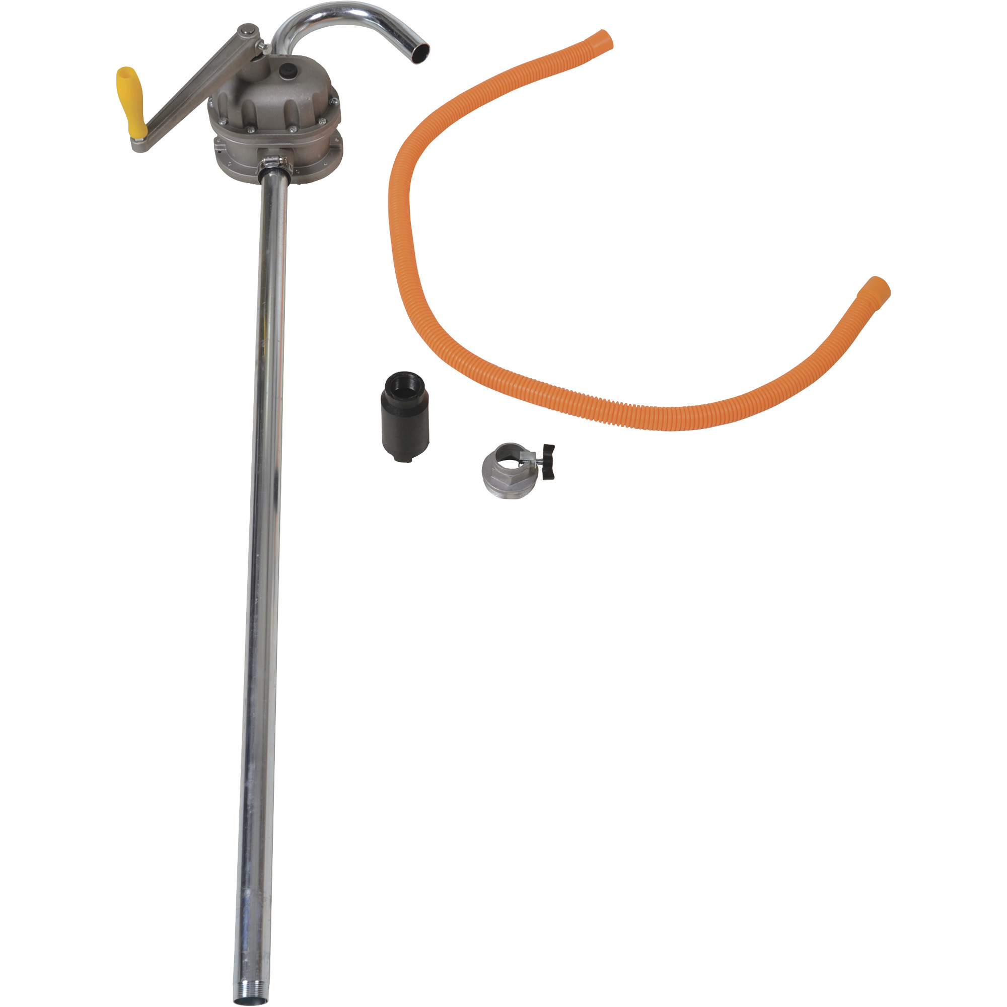 Vestil Rotary Drum Hand Pump - Aluminum, 11.8 Oz. Per Stroke, For Light Oils, Model# ADP-55